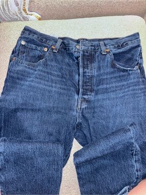 Levi's Indigo Straight-Leg Women’s 501 Jeans